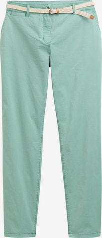 TOM TAILOR Chino trousers in Green: front