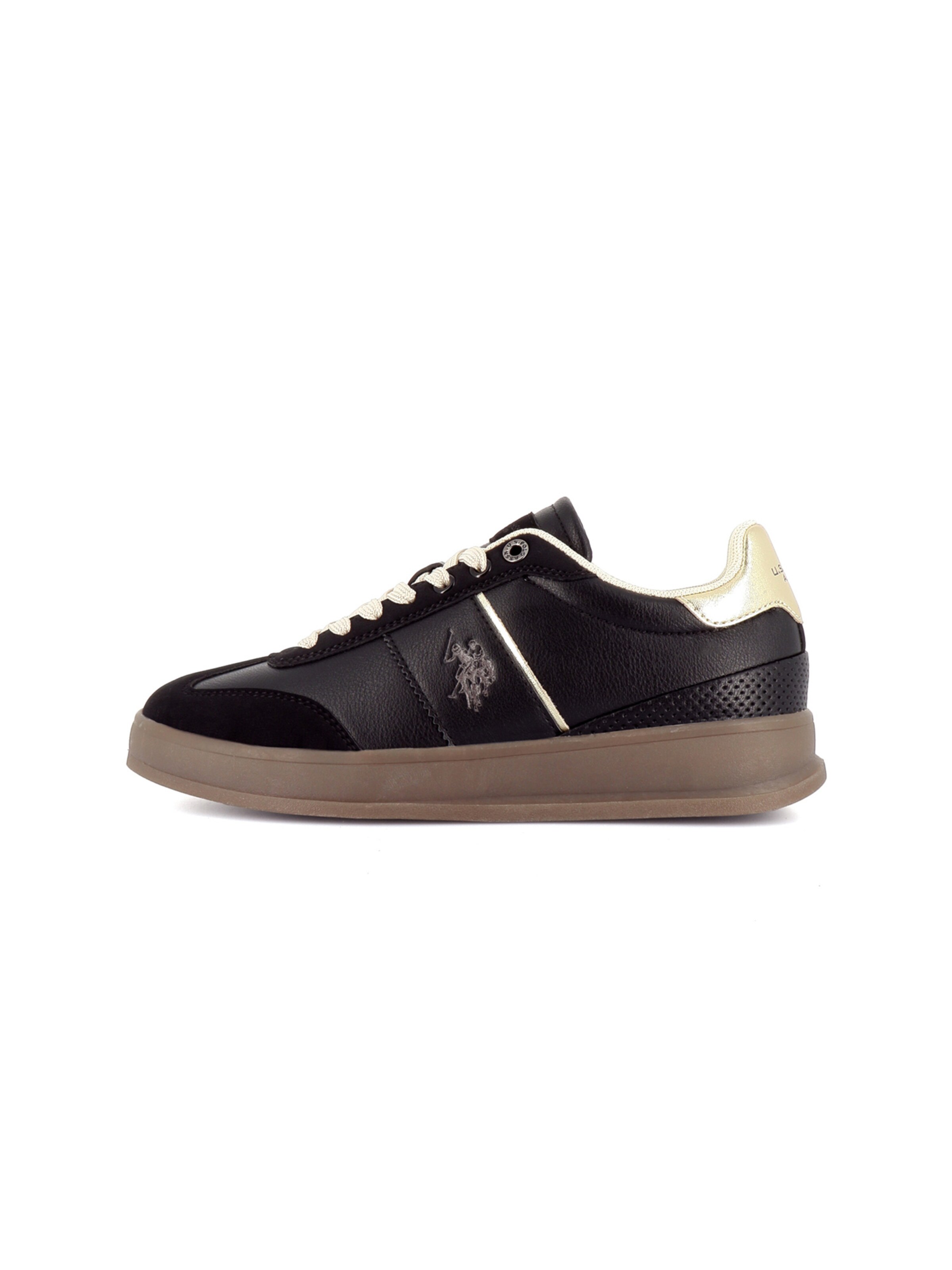 Baskets basses 'Campy' US POLO ASSN. en noir : devant