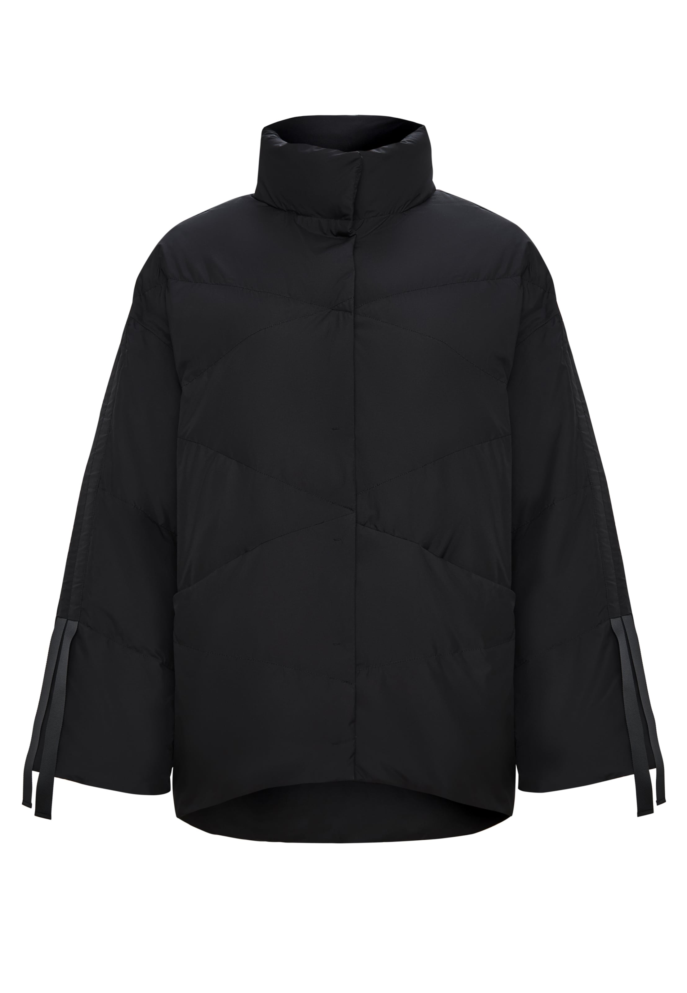 CESARE GASPARI Jacke in Schwarz: Vorderseite