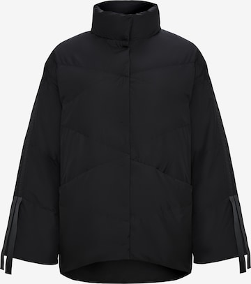 Veste d’hiver CESARE GASPARI en noir : devant