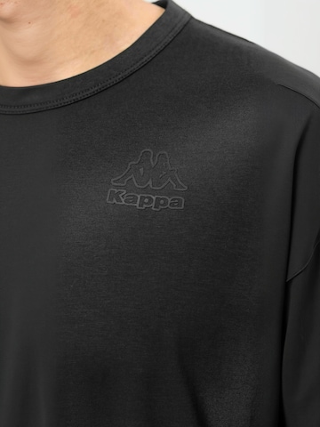 KAPPA Shirt ' Logo Soy ' in Zwart: voorkant