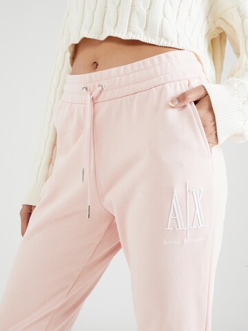 ARMANI EXCHANGE Zúžený Kalhoty – pink