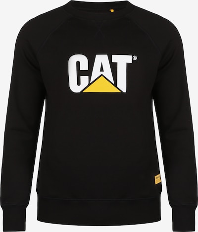 CATERPILLAR Sweatshirt in gelb / schwarz / weiß, Produktansicht