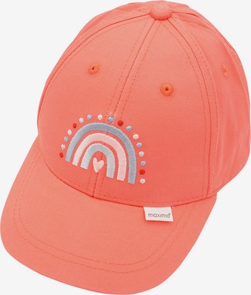 Pălărie de la MAXIMO pe portocaliu: față