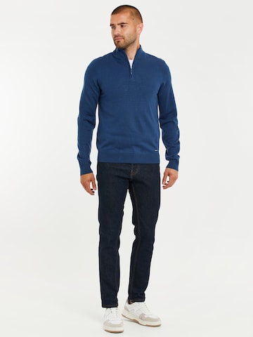 Threadbare Pullover in Blau