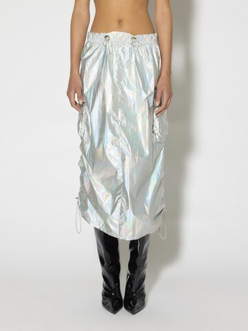 SOMETHINGNEW Skirt 'KENDAL' in Silver: front