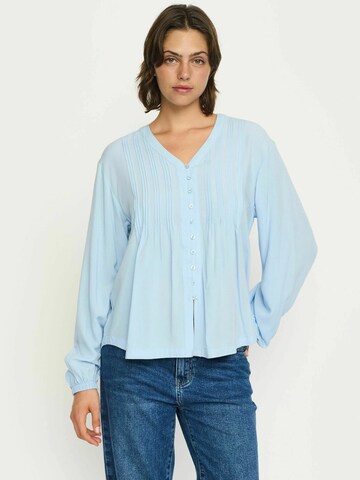 Soft Rebels Blouse 'Freedom' in Blue: front