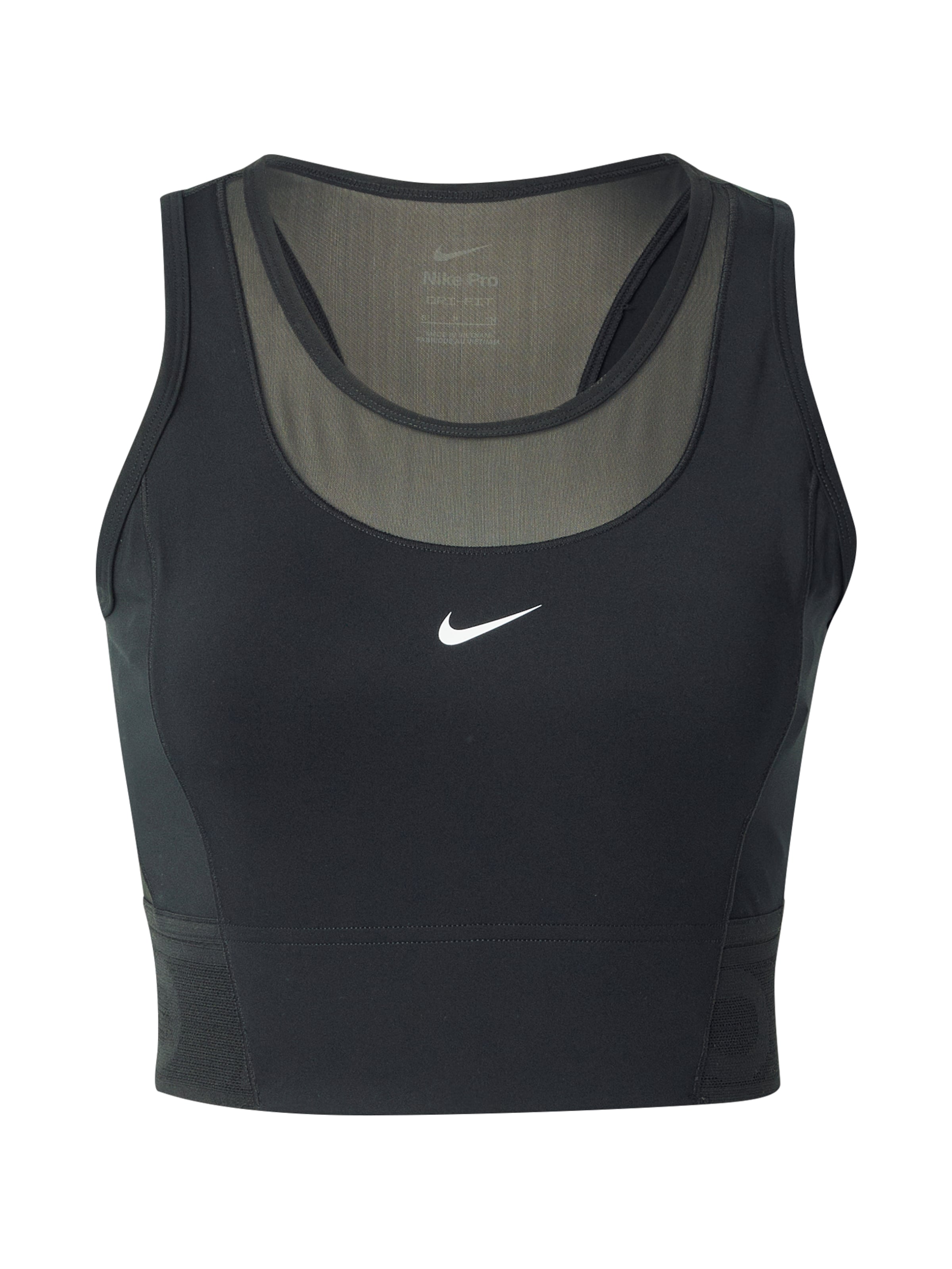 NIKE - Top deportivo en negro: frente