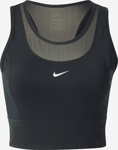 NIKE Sportski top u crna / bijela, Pregled proizvoda