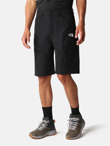 THE NORTH FACE Regular Sportshorts 'Exploration' in Schwarz: predná strana