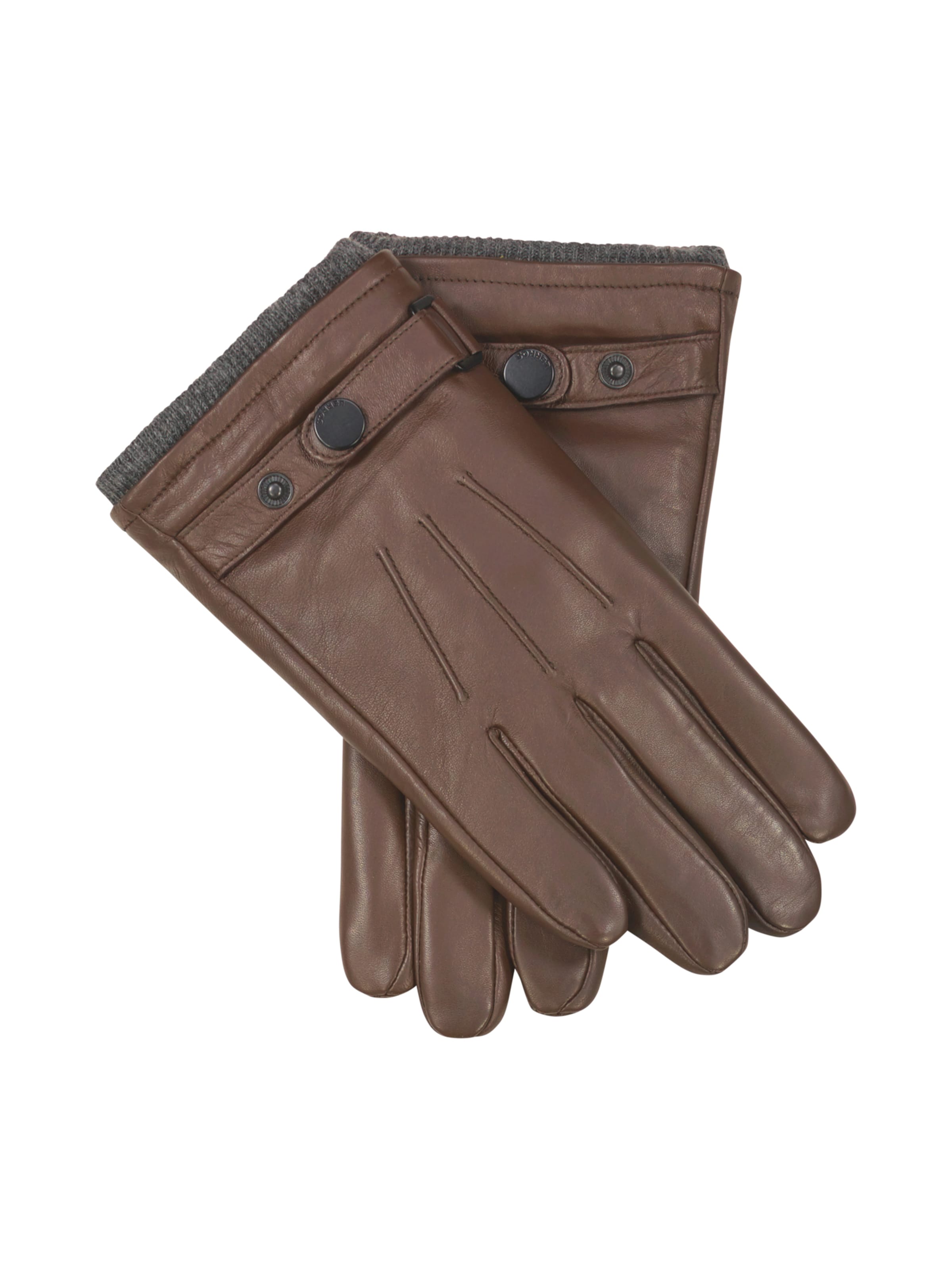 LERROS Full finger gloves in Brown