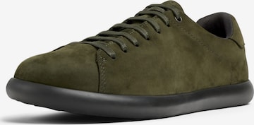 CAMPER Platform trainers in Green: front