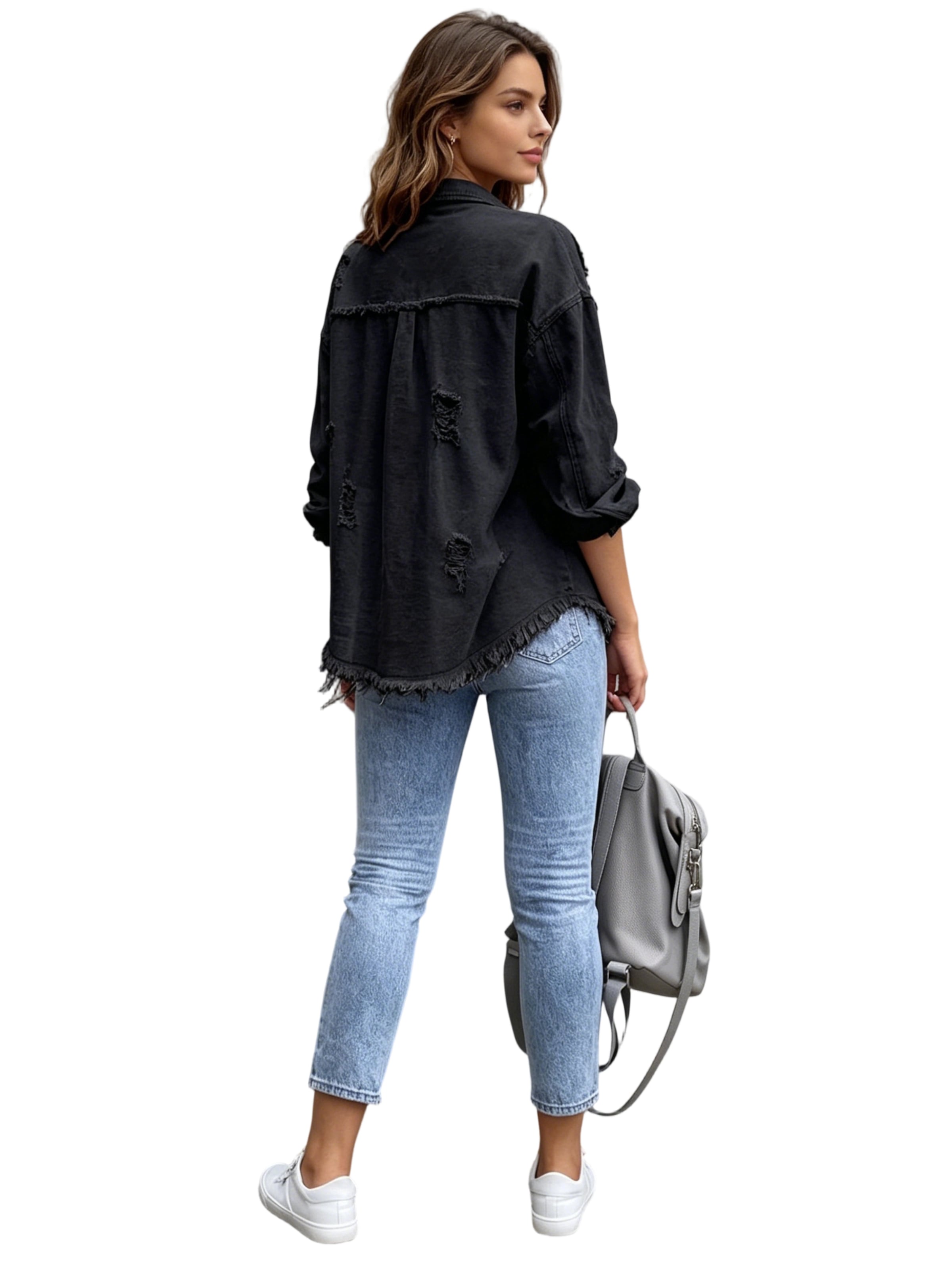 Yesfashion Between-Season Jacket in Black