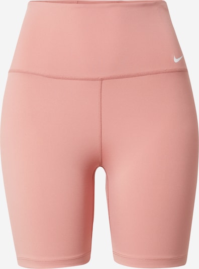 NIKE Sports trousers 'ONE' in Pastel red / White, Item view