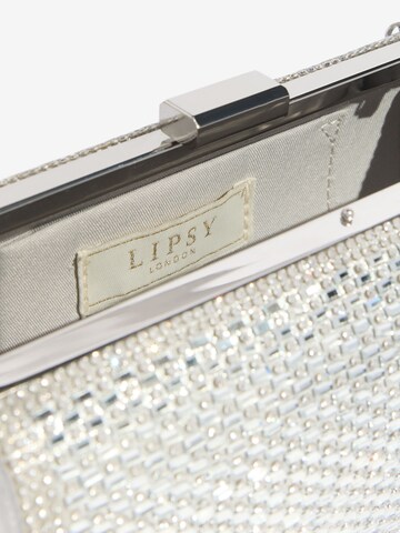 Lipsy Clutch in Silber
