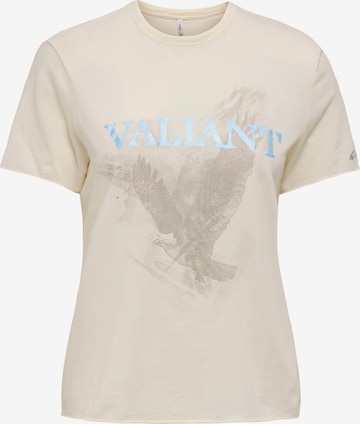 T-shirt 'ONLLUCY' ONLY en beige : devant