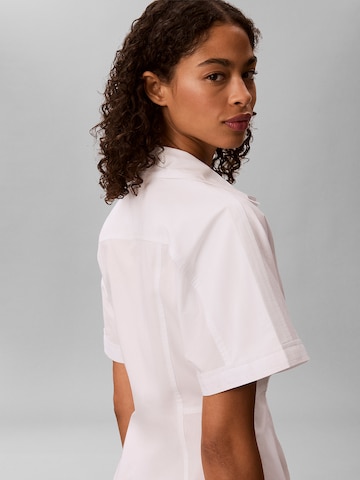 Calvin Klein Jeans Shirt dress in White