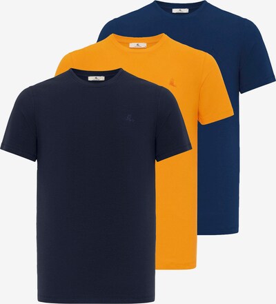 Daniel Hills T-Shirt en bleu marine / orange / noir, Vue avec produit