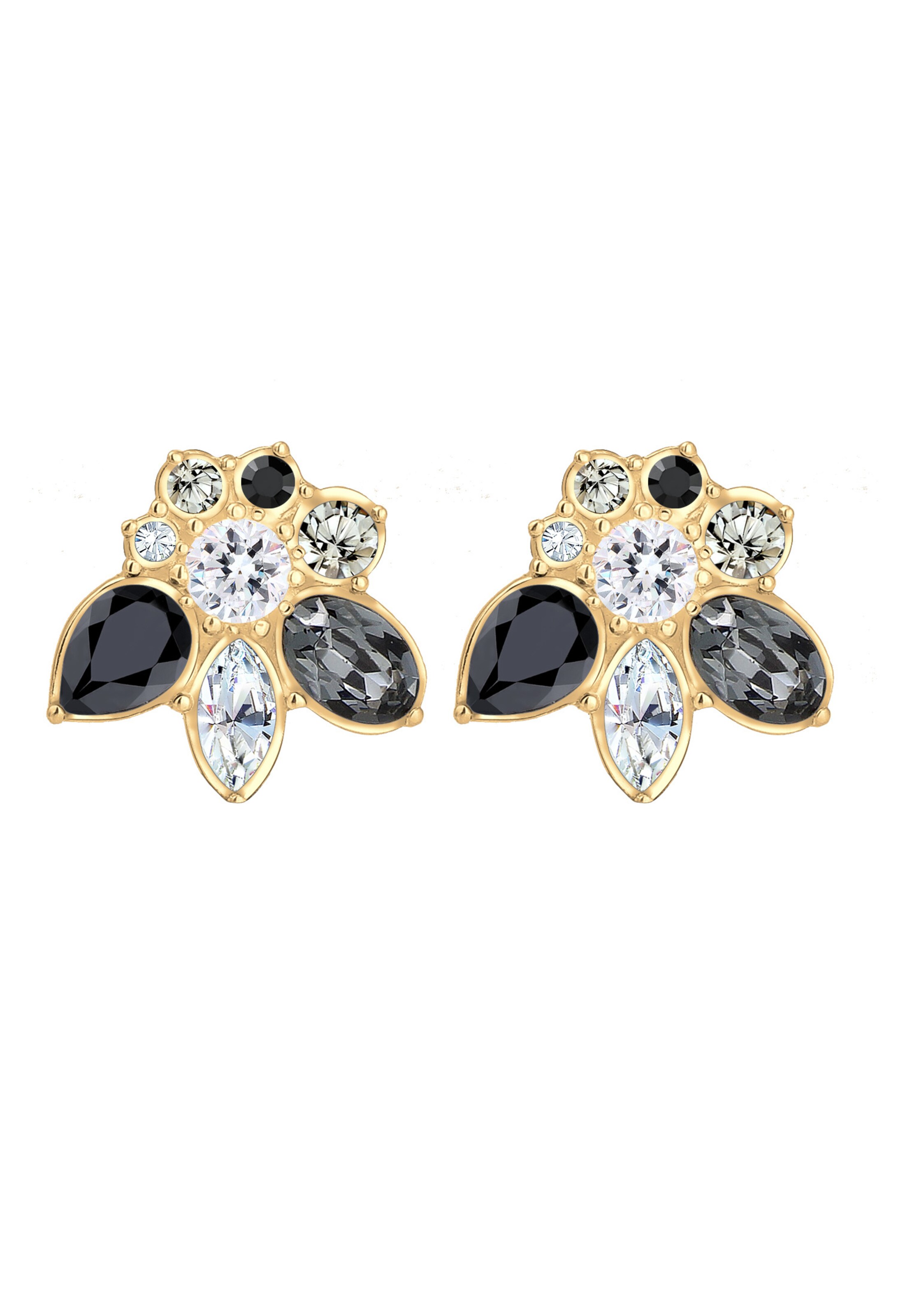 Boucles d'oreilles 'Kristall' ELLI PREMIUM en or : devant