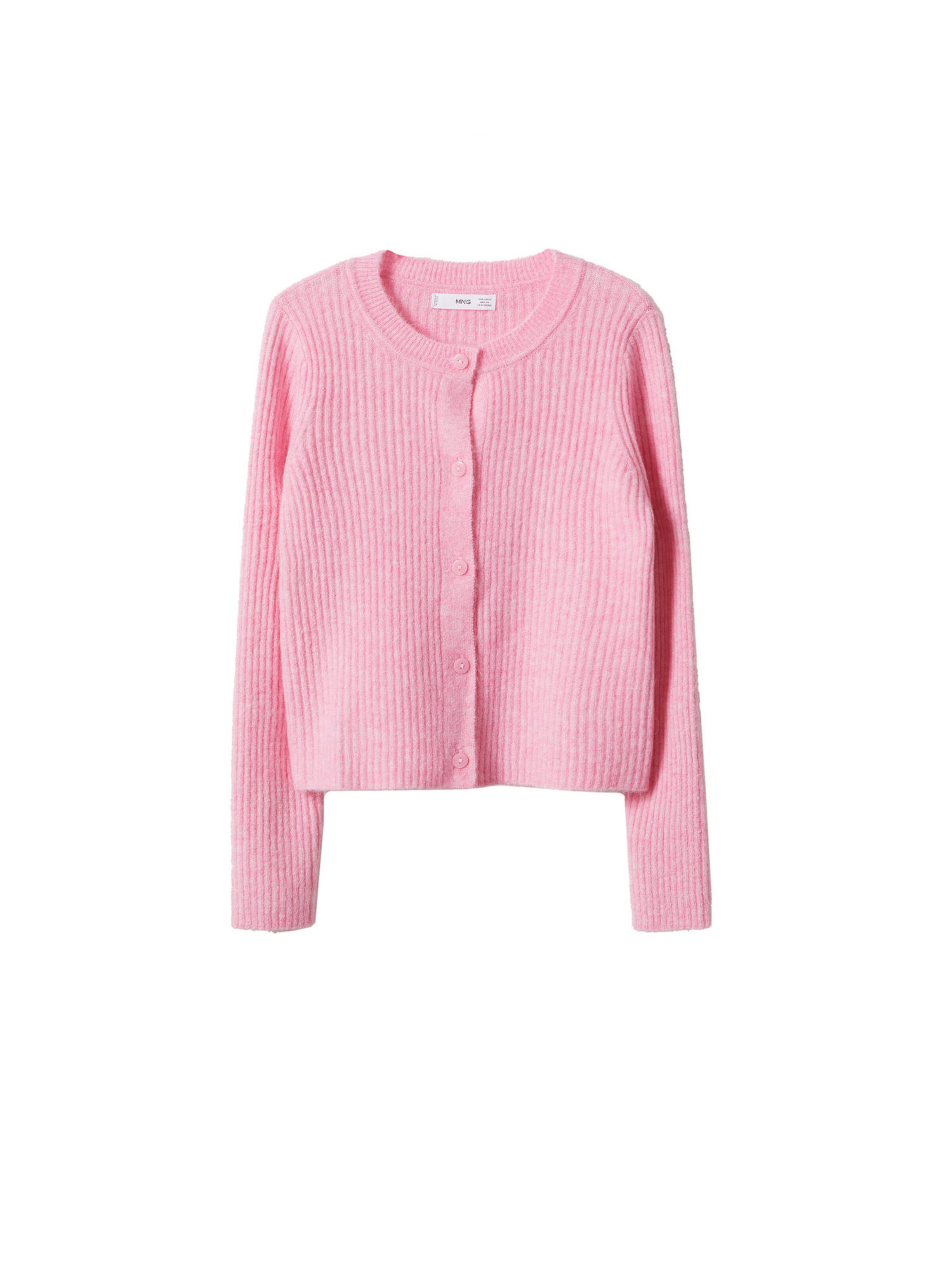 MANGO Knit Cardigan CANOLI in Light Pink ABOUT YOU
