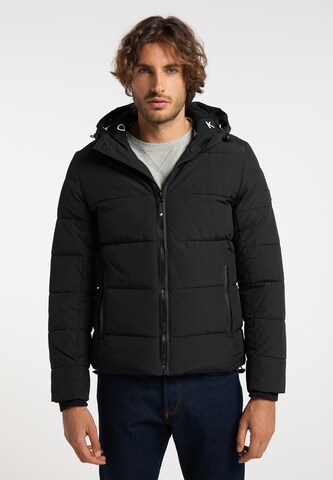 ALEKO Winter Jacket in Black: front