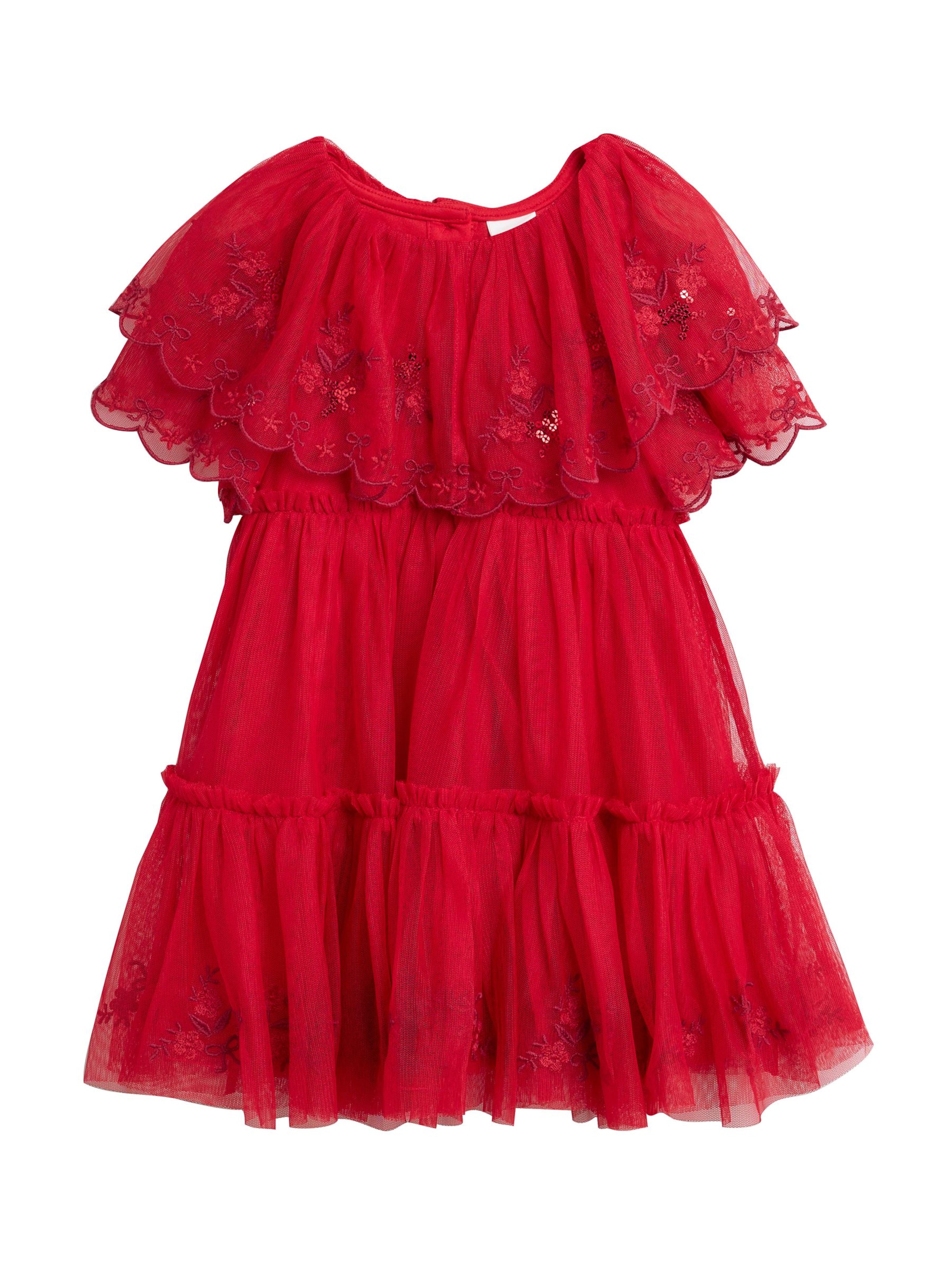 Next - Vestido en rojo: frente
