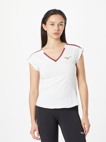 MIZUNO - Camisa funcionais em branco: frente