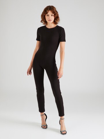 Misspap Jumpsuit in Zwart: voorkant