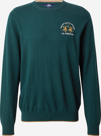 La Martina Neulepaita värissä vihreä: etupuoli