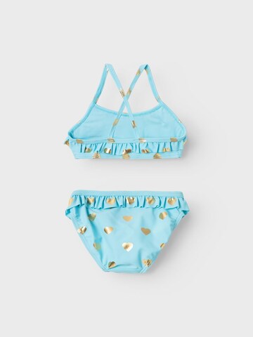 NAME IT Bustier Bikini i blå