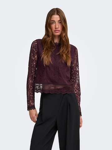 Camicia da donna 'ONLNew' di ONLY in rosso: frontale