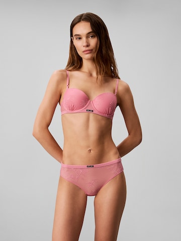Calvin Klein Push-up BH in Roze: voorkant
