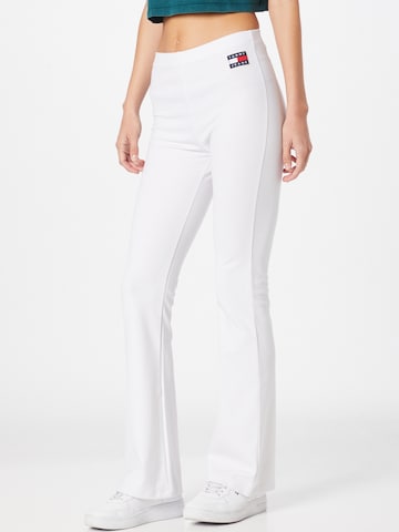 Tommy Jeans Leggings in White: front