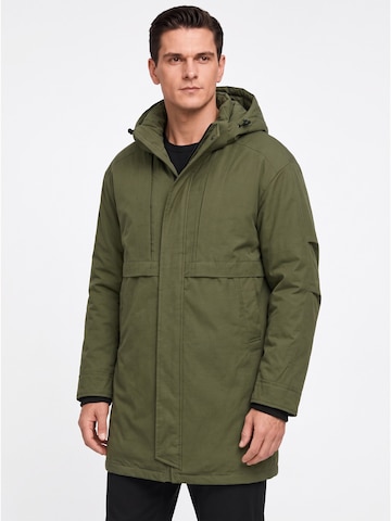 ALLTHEMEN Winter Coat 'Eishauch' in Green