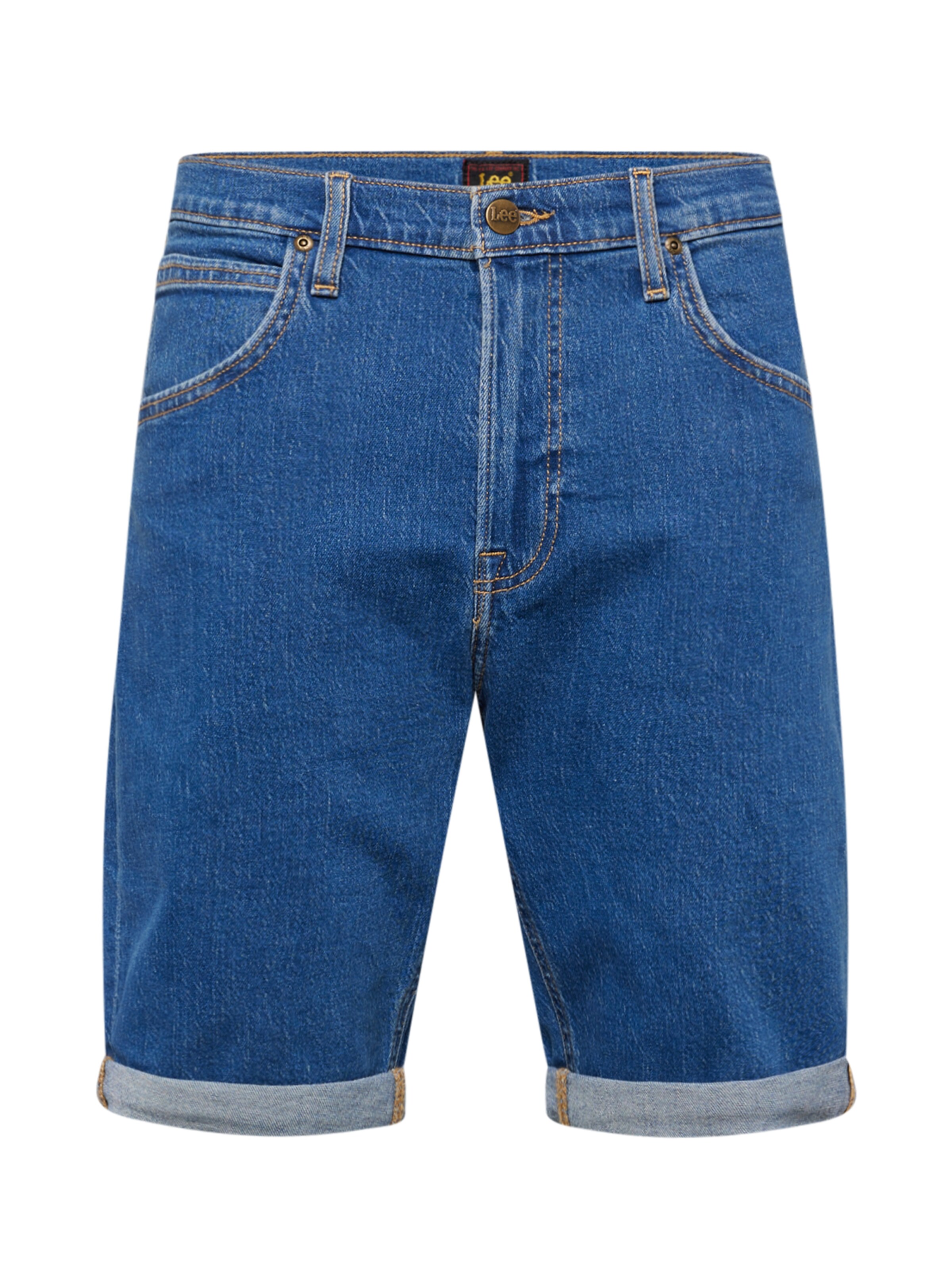 Lee Kavbojke '5 POCKET SHORT' | modra barva: sprednja stran