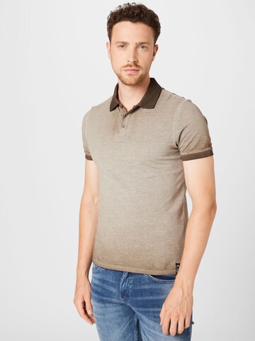 QS Poloshirt in Beige: predná strana