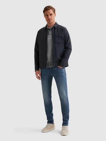 VANGUARD Bluser & t-shirts 'Overshirt with zipper closure and bi-stretch' i blå