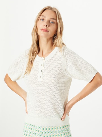 OBJECT - Camiseta 'Sofy' en blanco: frente