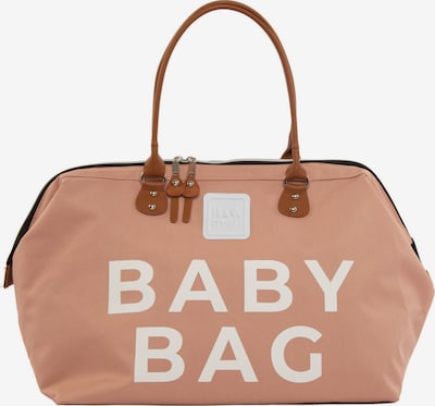 Bagmori Wickeltasche in beige / braun / weiß, Produktansicht