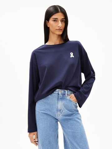 ARMEDANGELS Shirt in Blauw: voorkant
