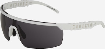 HUGO Red Sunglasses in White: front