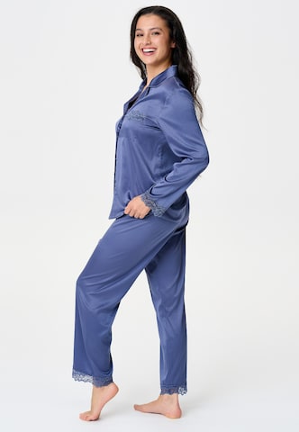 LingaDore Pyjama in Blau