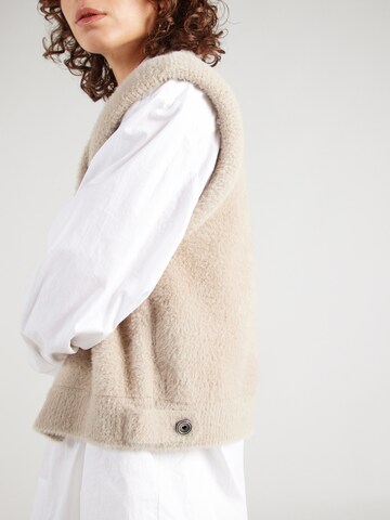 Gilet in maglia 'Elona' di RINO & PELLE in beige