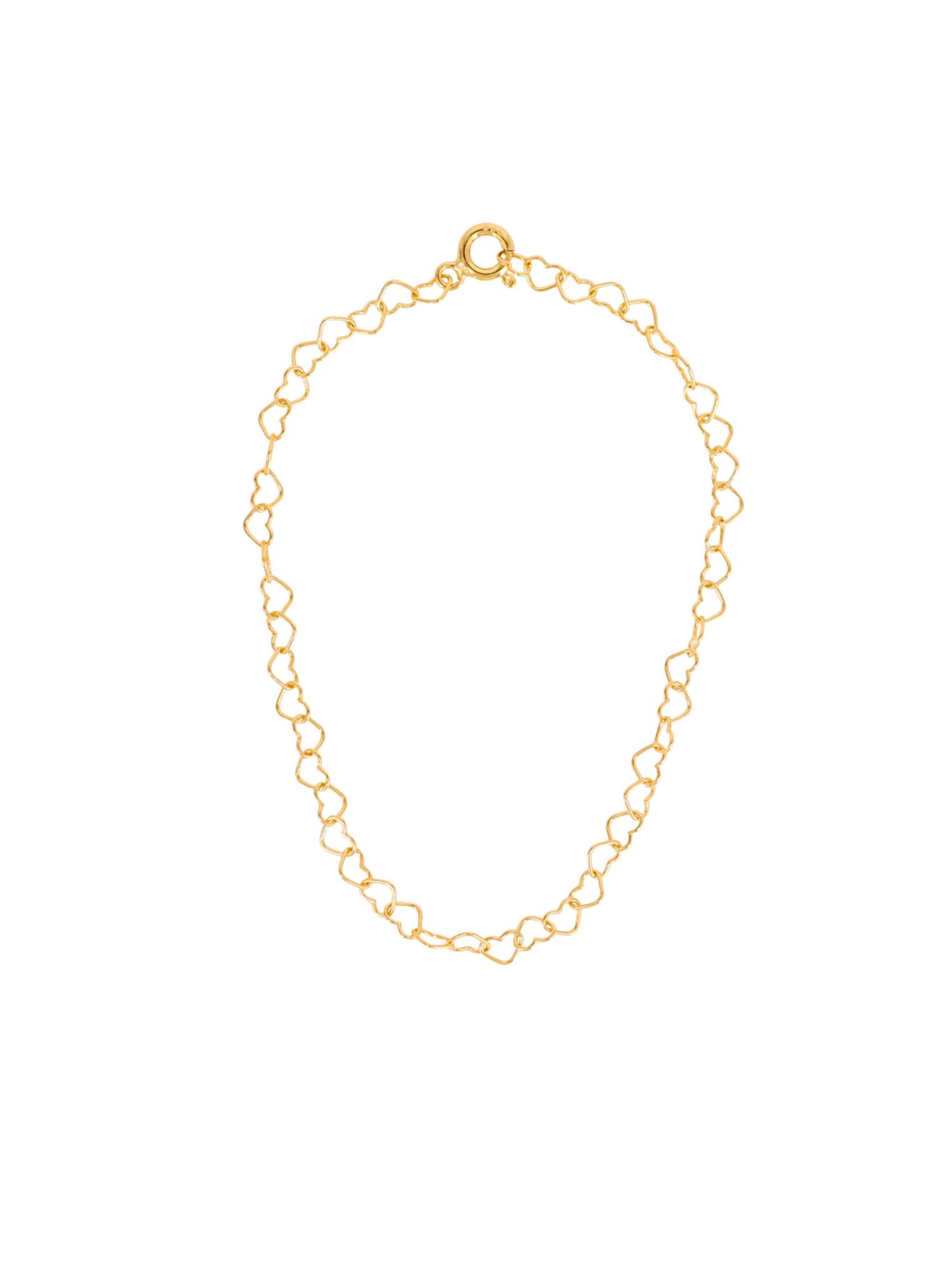 Bracelet 'Herzen - Sterling Silber' Fräulein Wunder en or : devant