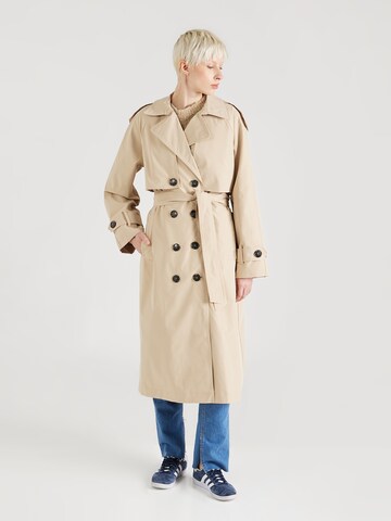 Manteau mi-saison 'CHARLEE' b.young en beige : devant