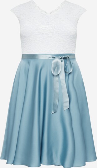 SWING Curve Cocktail Dress in Azure / White, Item view