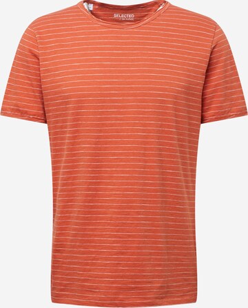 SELECTED HOMME - Camiseta 'Morgan' en rojo: frente