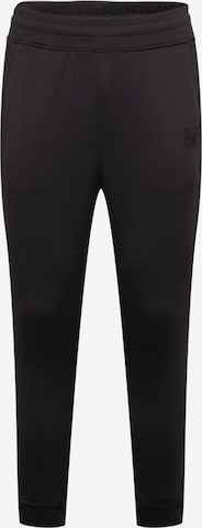 SikSilk Tapered Broek in Zwart: voorkant