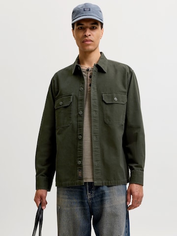 JACK & JONES Between-Season Jacket 'JJECOLTON' in Green: front