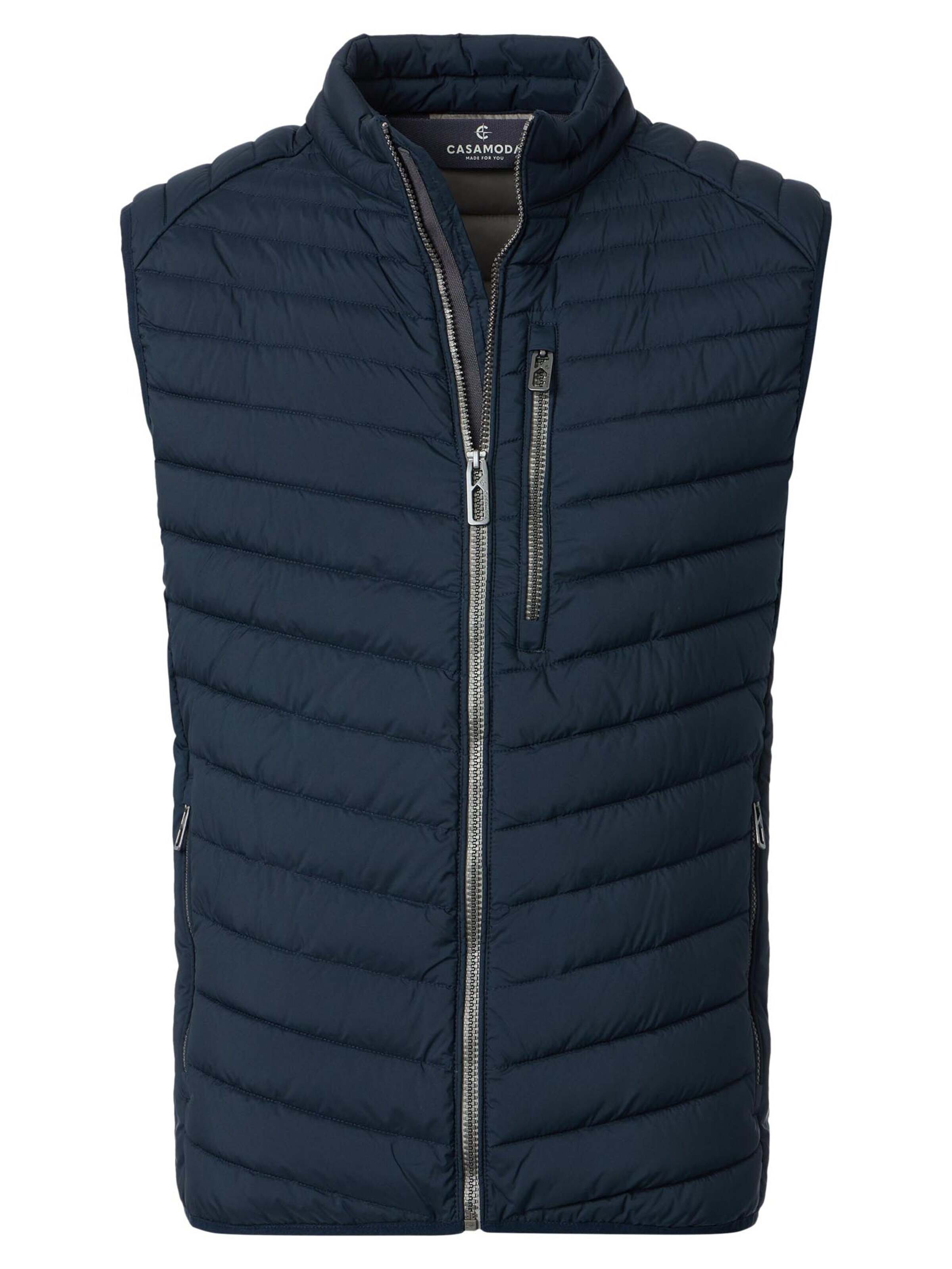 CASAMODA Weste 'Basic'‌‌‌‌‌‌‌ in Blau: Vorderseite